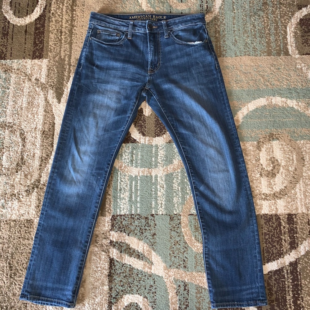 American Eagle Distressed Slim Active Flex Jeans